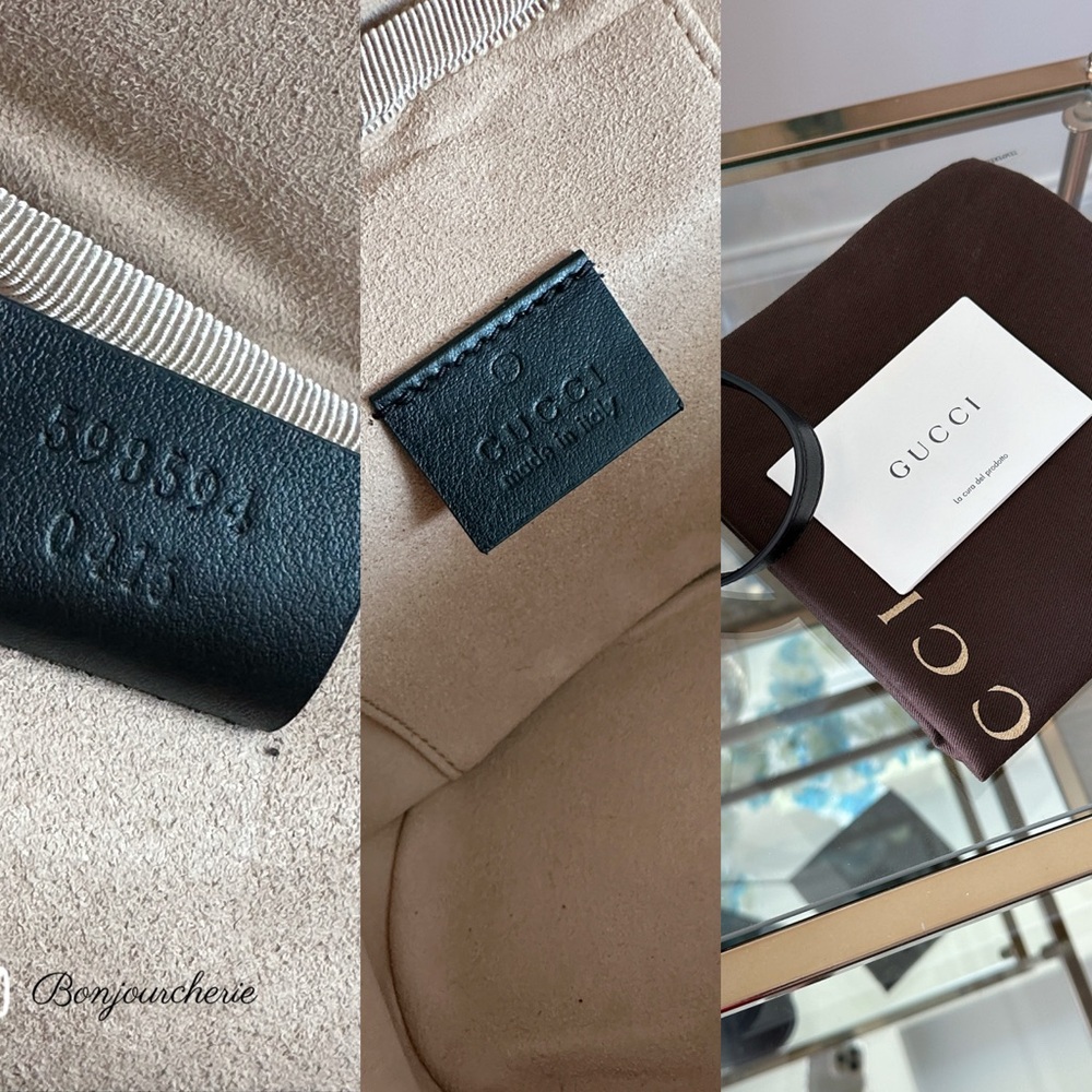 Authentic Gucci Black Quilted crossbody - Picture 11 of 15
